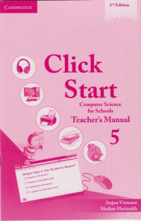Image of Click Start Computer Science for Schools Teacher's Manual 5