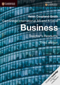 Image of Cambridge International AS and A Level Business Workbook