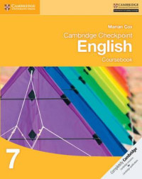 Image of Cambridge Checkpoint English coursebook grade 7