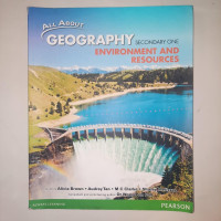 Image of ALL ABOUT GEOGRAPHY SECONDARY ONE :  ENVIRONMENT AND RESOURCES WORKBOOK