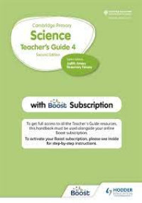 Image of Cambridge Primary Science Teacher's Guide 4 Second Edition