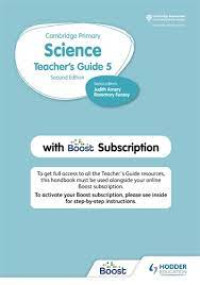 Image of Cambridge Primary Science Teacher's Guide 5 Second Edition