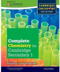 Image of Complete Chemistry for Cambridge Secondary 1