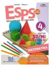 Image of ESPS (Erlangga Straight Point Series) Matematika untuk SD/MI kelas IV, ringkas-mudah dipahami, berorientasi kurikulum 2013, penilaian pengetahuan, keterampilan, dan sikap