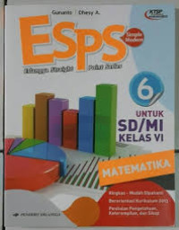 Image of ESPS (Erlangga Straight Point Series) Matematika untuk SD/MI kelas VI, ringkas-mudah dipahami, berorientasi kurikulum 2013, penilaian pengetahuan, keterampilan, dan sikap