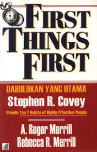 Image of First things first (Dahulukan yang utama)