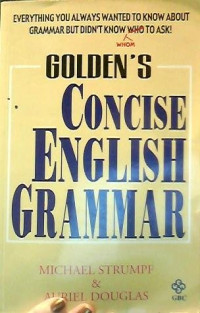 Image of GOLDEN'S CONCISE ENGLISH GRAMMAR WITH Q&A
