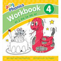 Image of Jolly Phonics : Workbook 4 ; ai j oa ie ee or