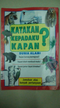 Image of Katakan Kepadaku Kapan? Dunia alami...Kapan burung berrmigrasi?...kapan...? kapan... ?
