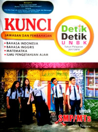 Image of Kunci Jawaban Dan Pembahasan Detik - Detik UNBK Bahasa Indonesia Tahun Pelajaran 2017/2018 Untuk SMP/MTS