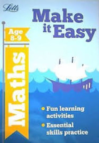 Image of Make it Easy Maths Age 8-9
