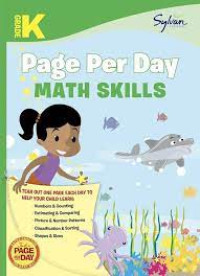 Image of Page Per Day : MATHS SKILLS GRADE K