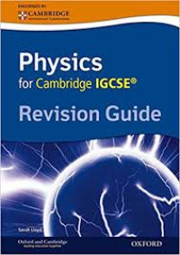 Image of Physics for Cambridge IGCSE : Revision Guide