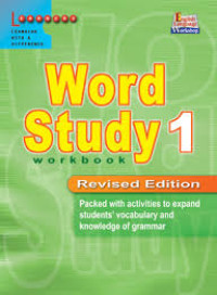 Image of Word study workbook 1, revised edition