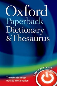 Image of Oxford Paperback Dictionary & Thesaurus, THIRD EDITION