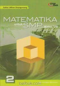 Image of Matematika SMP Jilid 2 Untuk Kelas VIII
