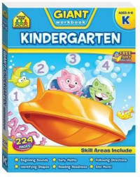 Image of Giant Workbook Kindergarten Ages 4-6 K