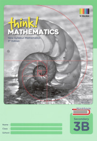 Image of think! MATHEMATICS New Syllabus Mathematics 8th Edition - Workbook Secondary 3B